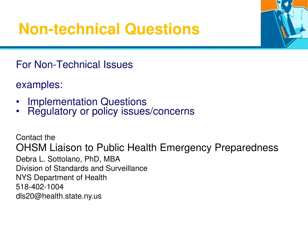 non technical questions