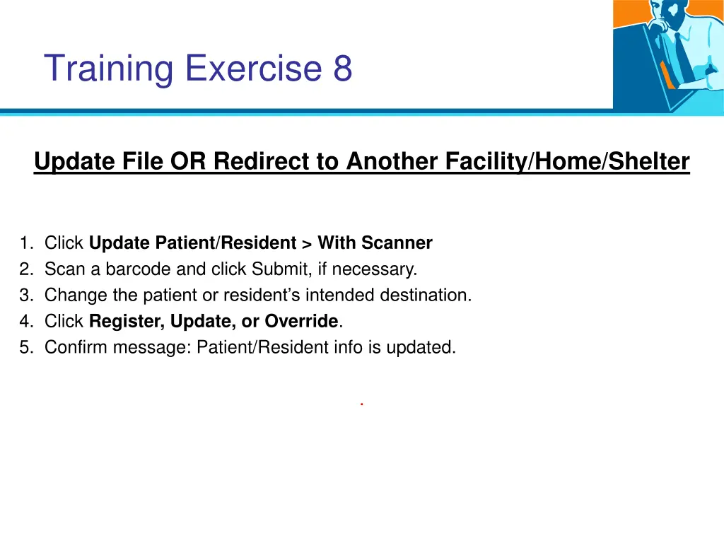 training exercise 8