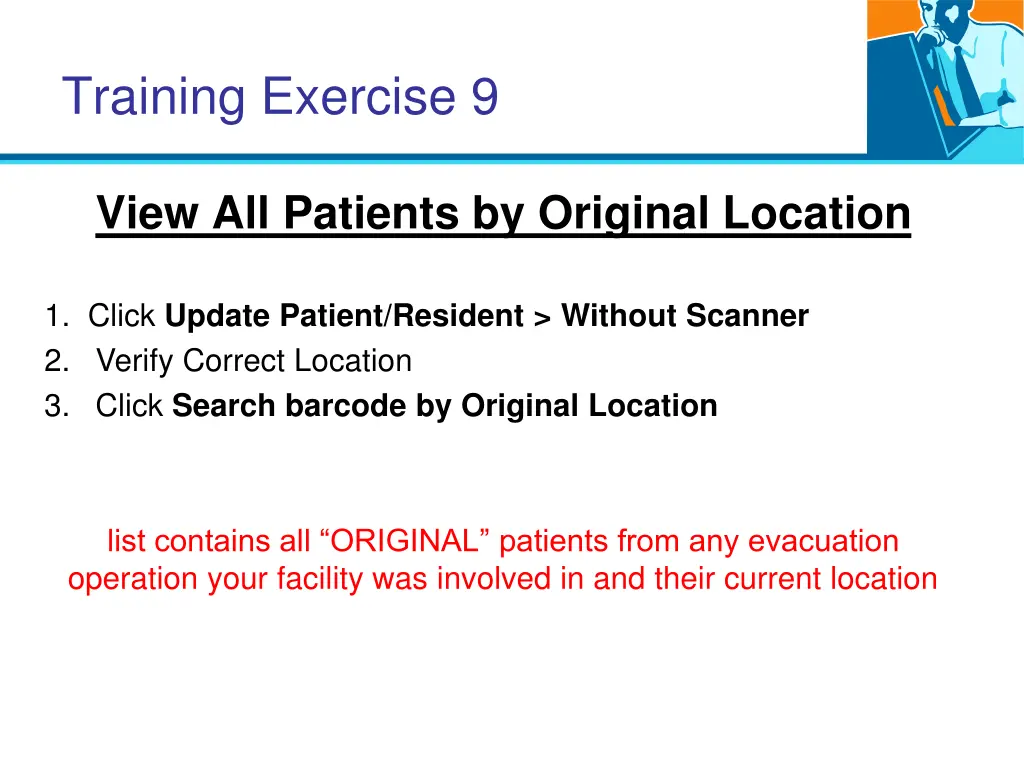training exercise 9