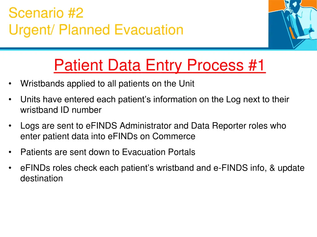 scenario 2 urgent planned evacuation 4