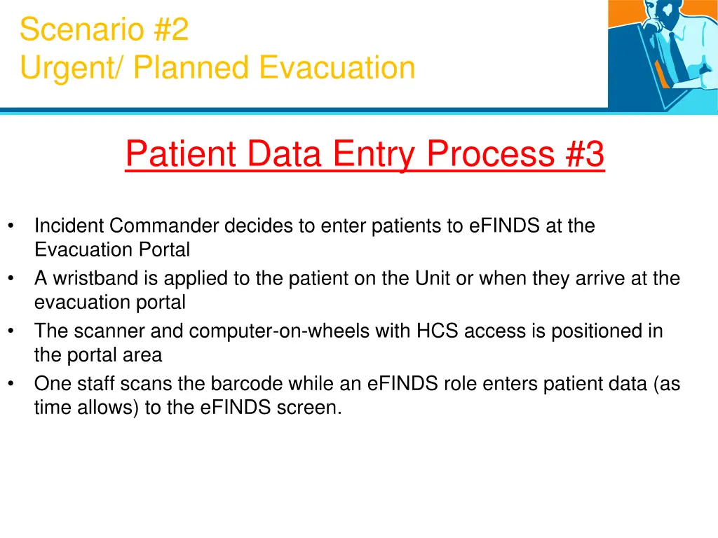scenario 2 urgent planned evacuation 6