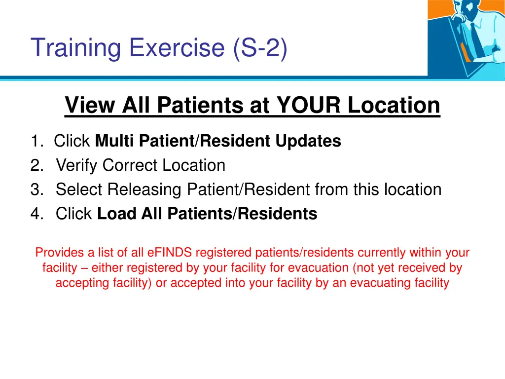 training exercise s 2