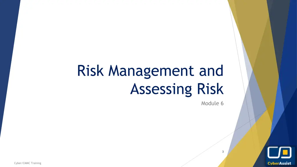 risk management and assessing risk
