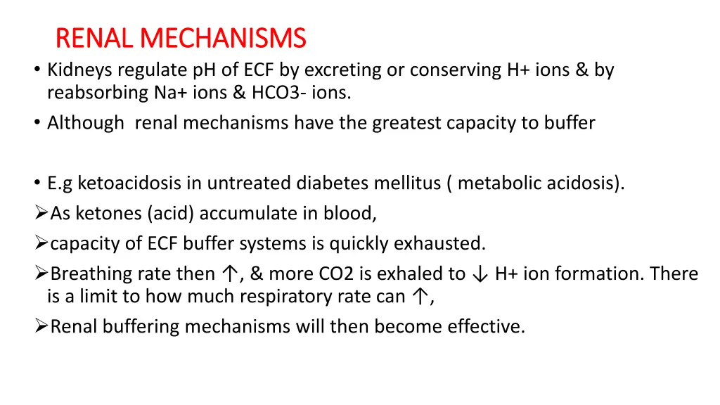 renal mechanisms renal mechanisms kidneys