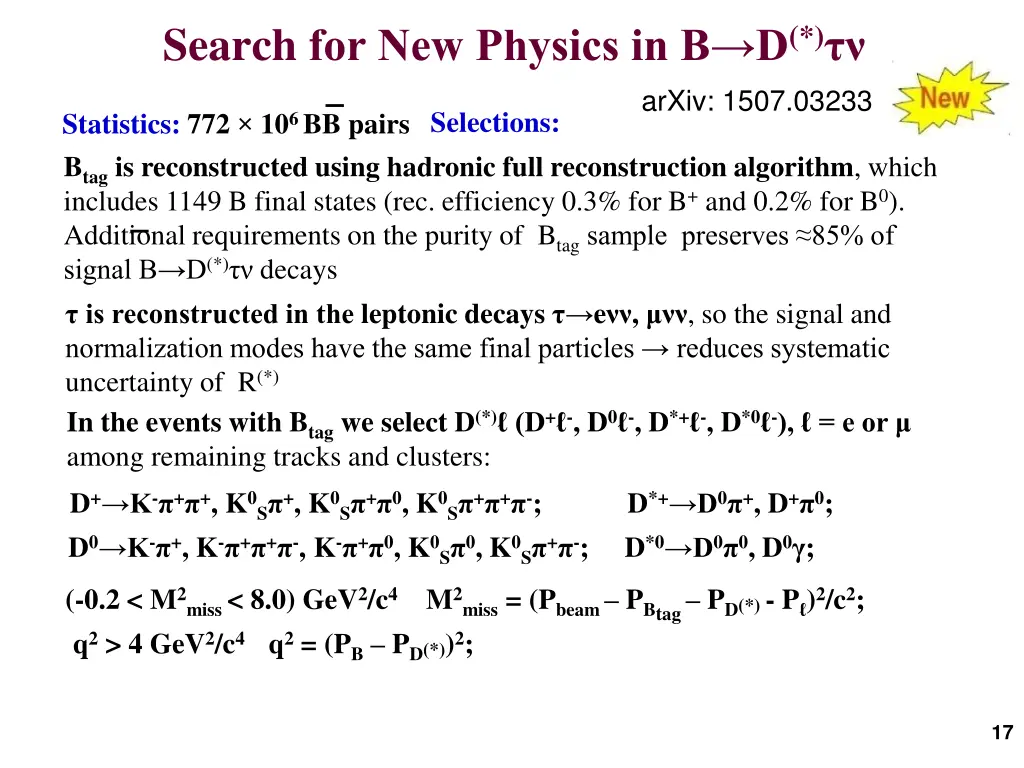 search for new physics in b d 1