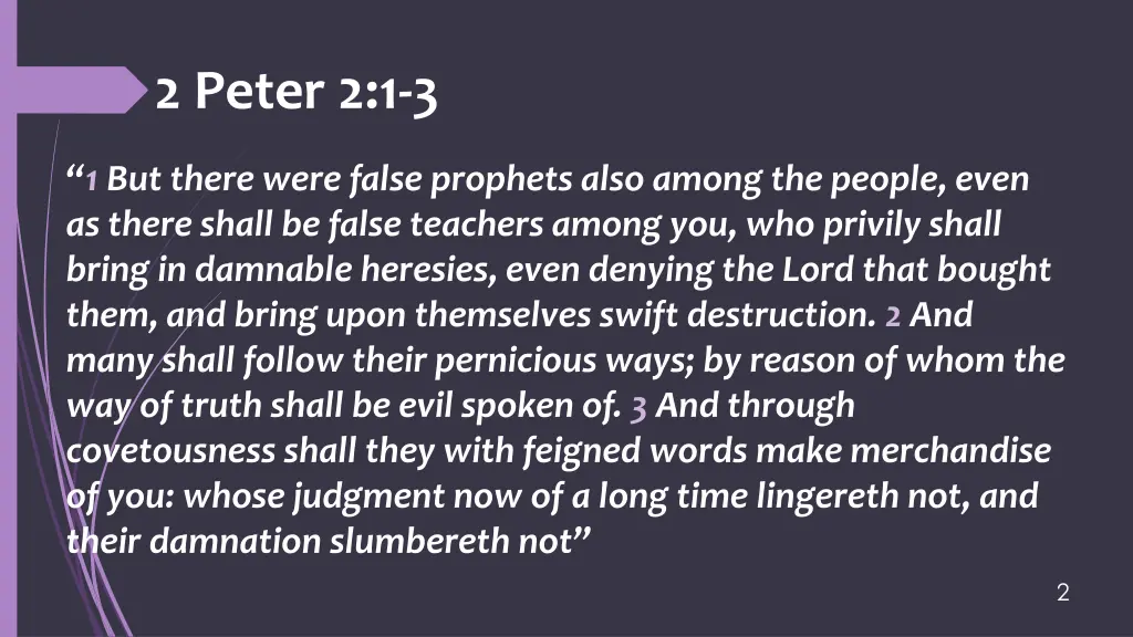 2 peter 2 1 3