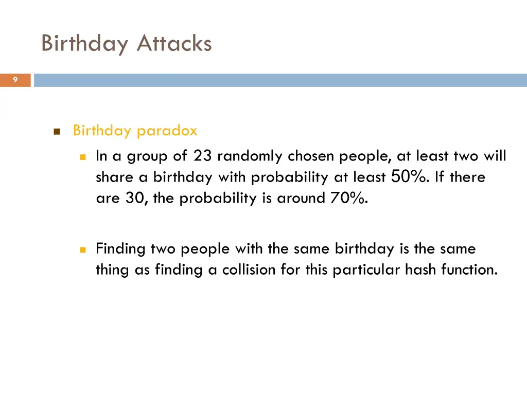 birthday attacks 1