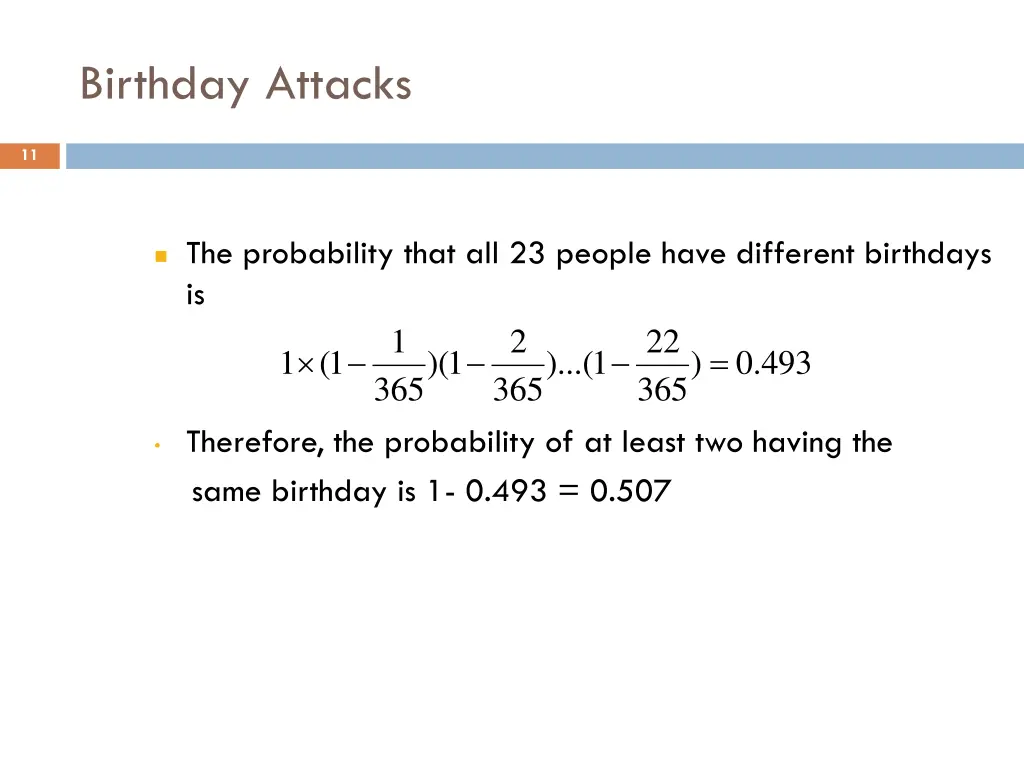 birthday attacks 2