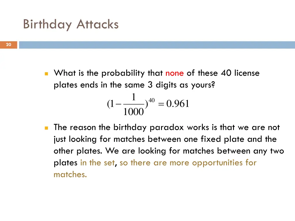 birthday attacks 4