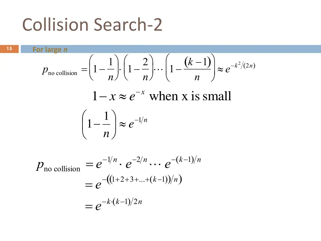 collision search 2