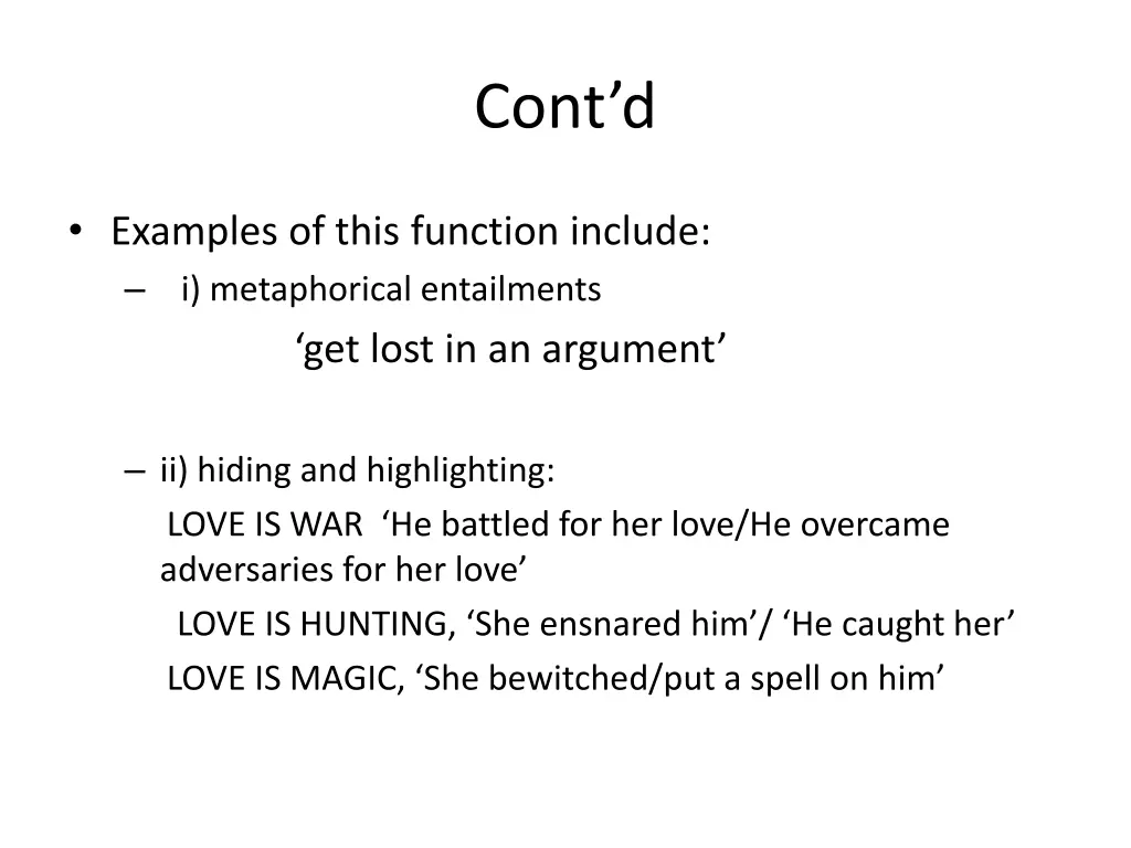 cont d