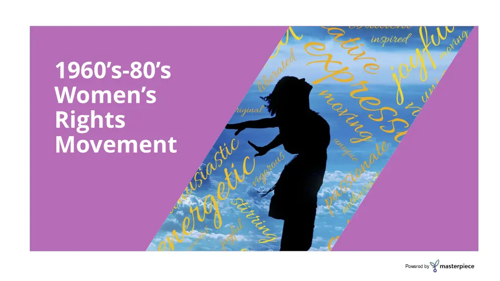 1960 s 80 s women s rights movement