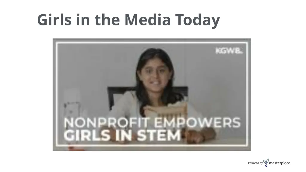girls in the media today
