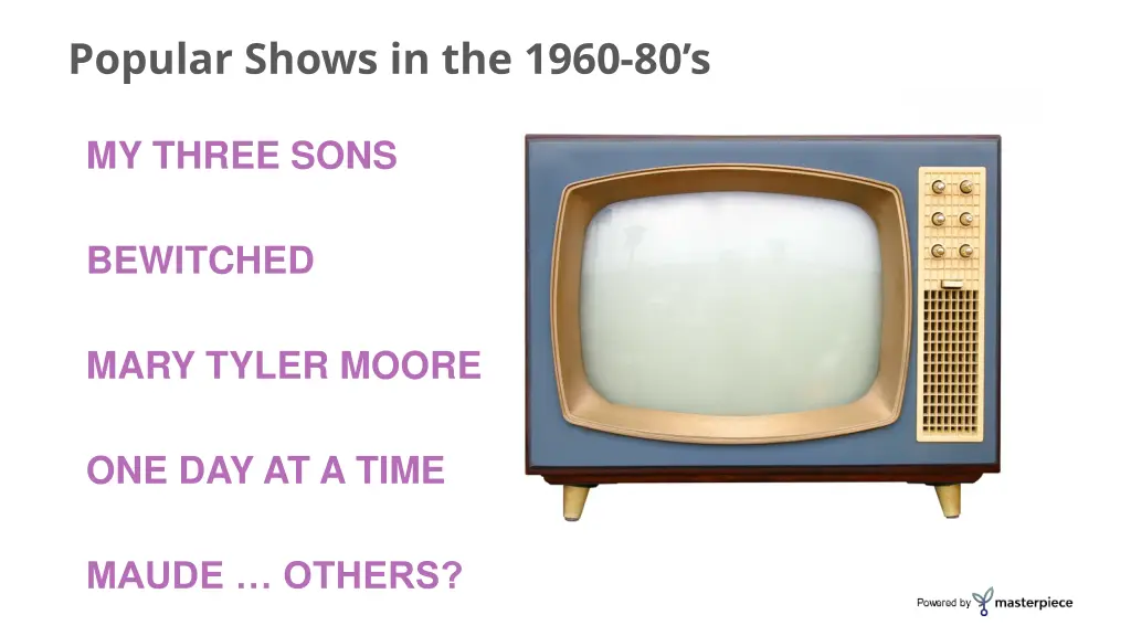 popular shows in the 1960 80 s