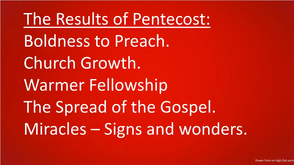 the results of pentecost boldness to preach