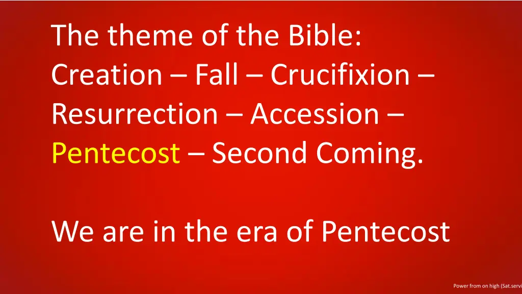 the theme of the bible creation fall crucifixion