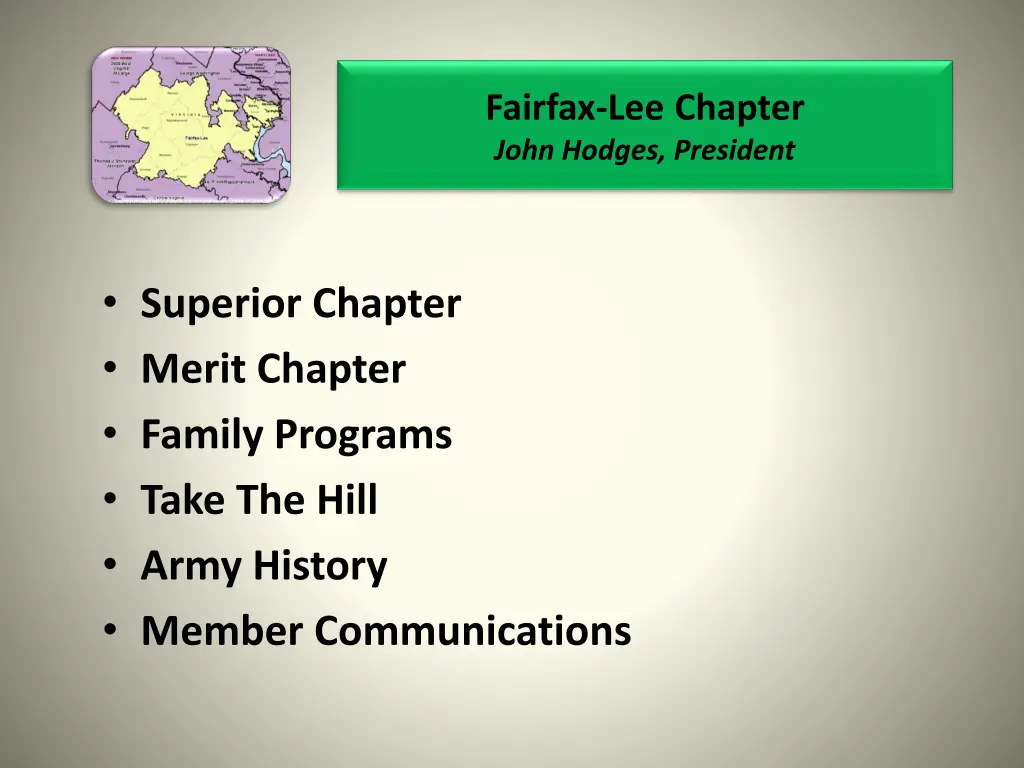fairfax lee chapter john hodges president