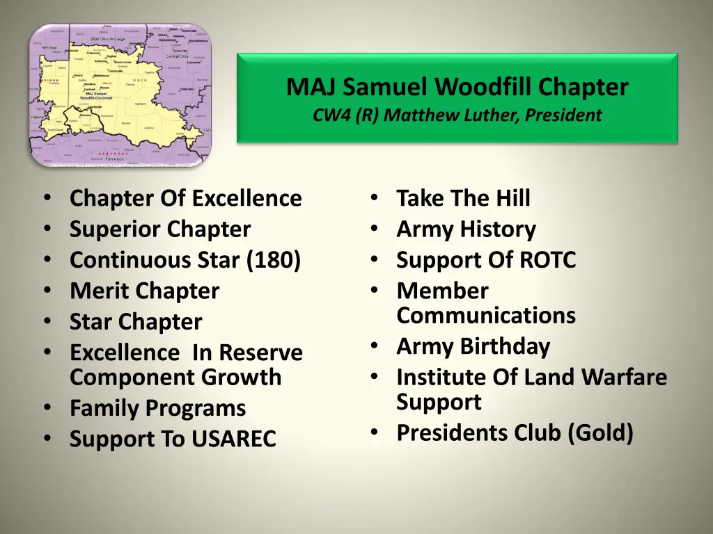 maj samuel woodfill chapter cw4 r matthew luther
