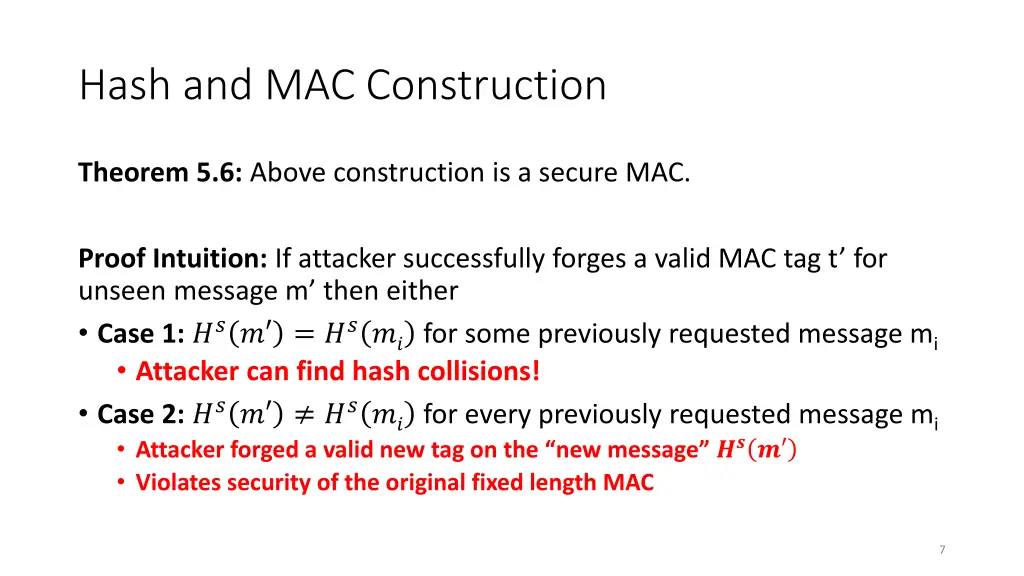hash and mac construction 2