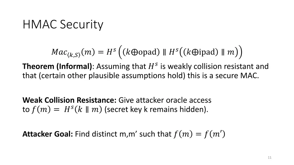 hmac security