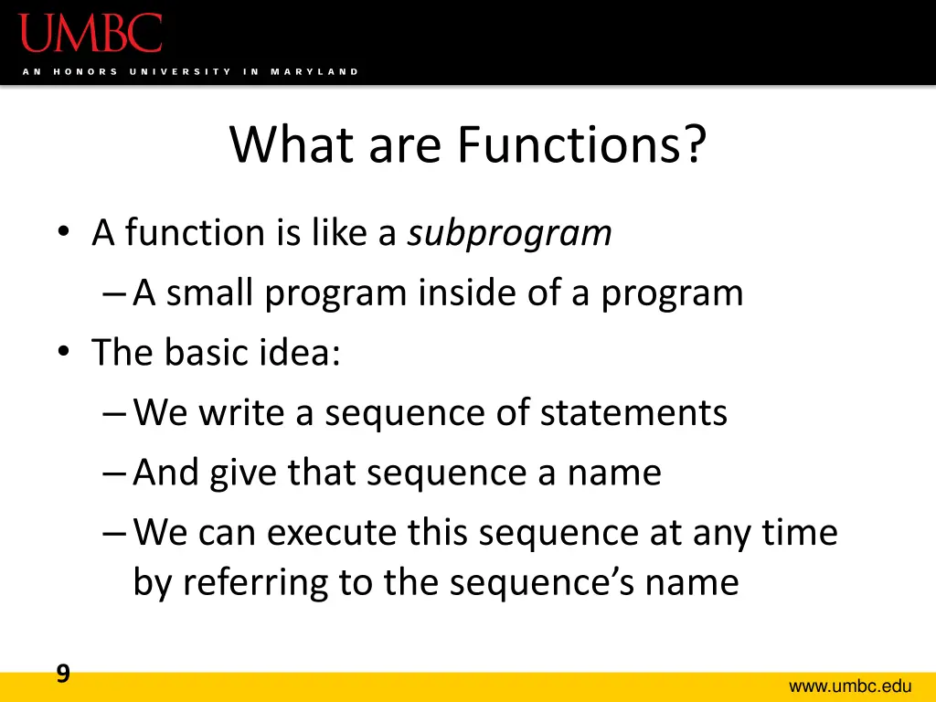 what are functions
