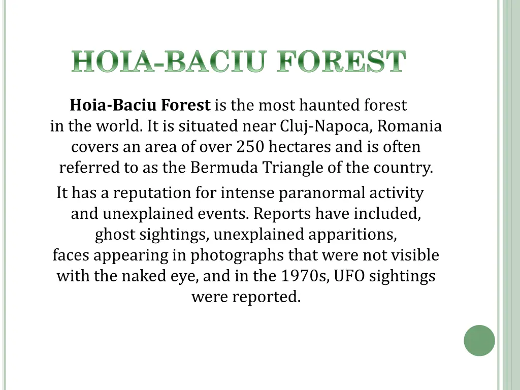 hoia baciu forest