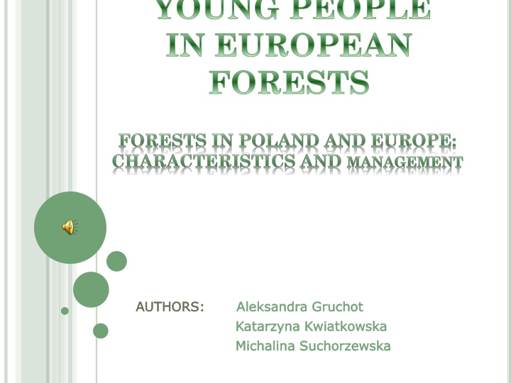 young people in european forests