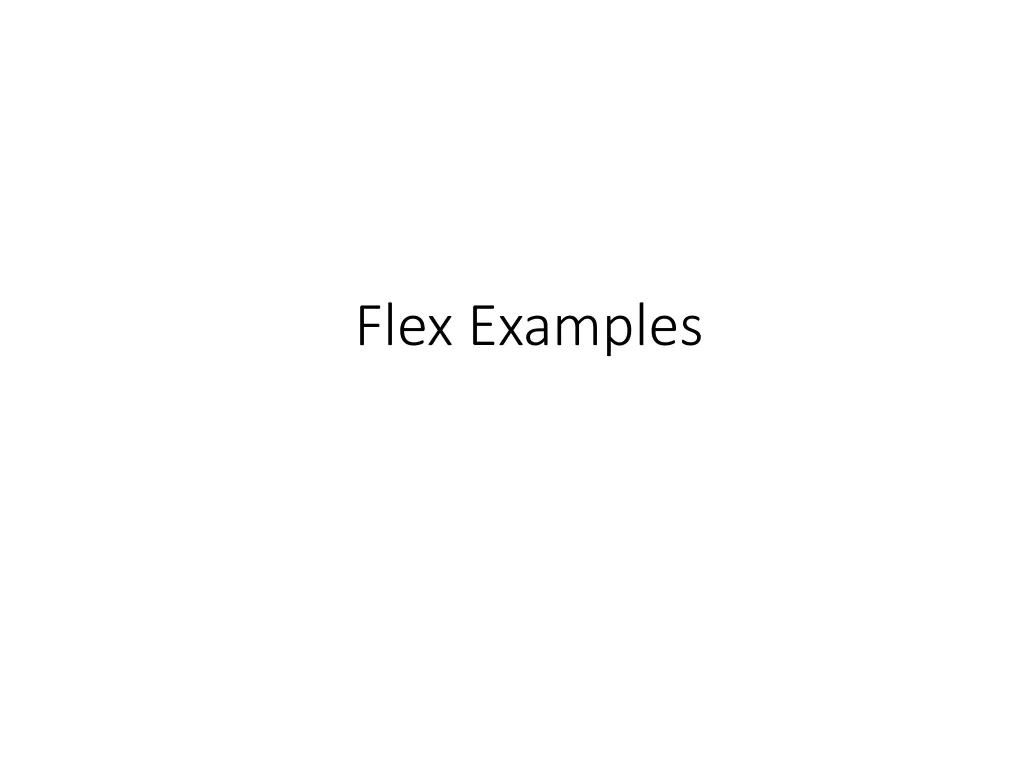 flex examples