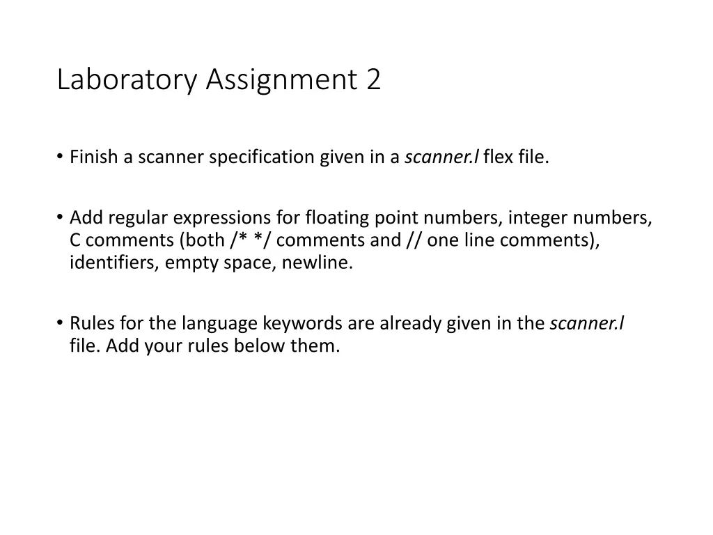 laboratory assignment 2 1