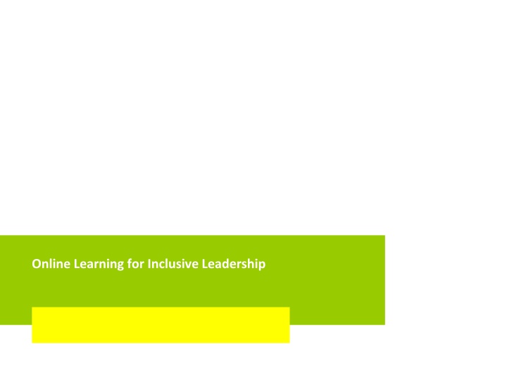 online learning for inclusive leadership