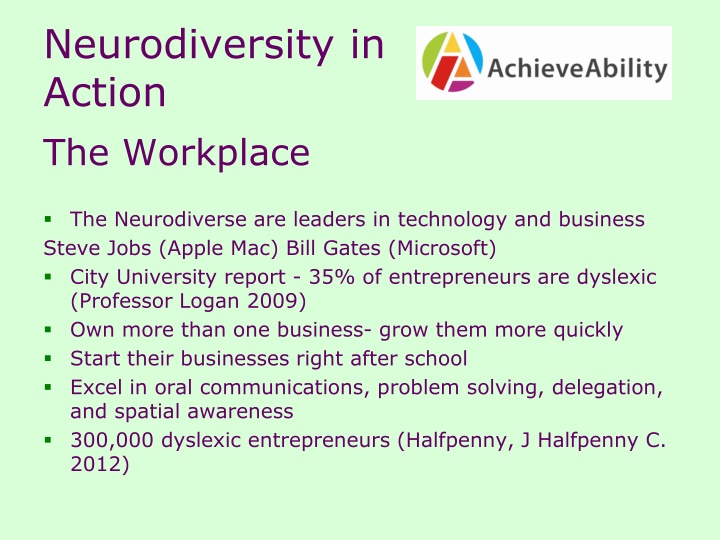 neurodiversity in action the workplace