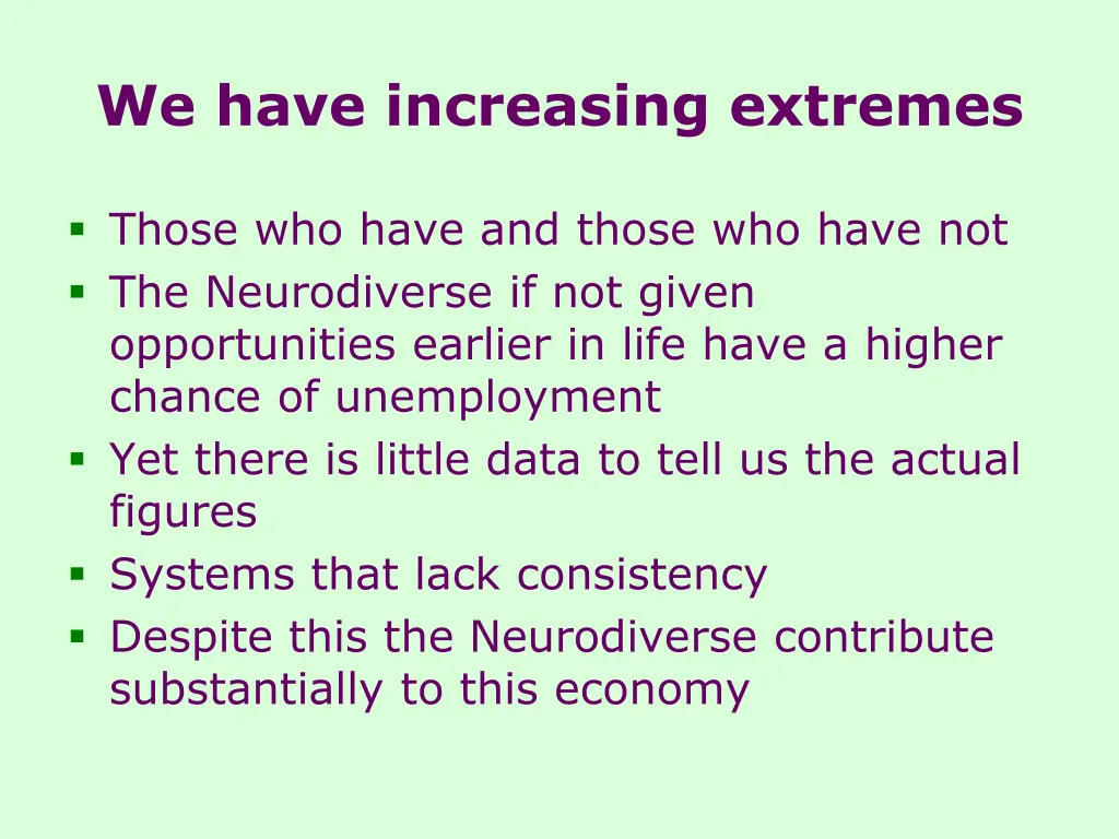 we have increasing extremes