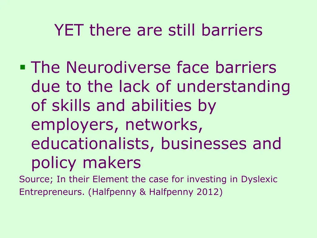 yet there are still barriers