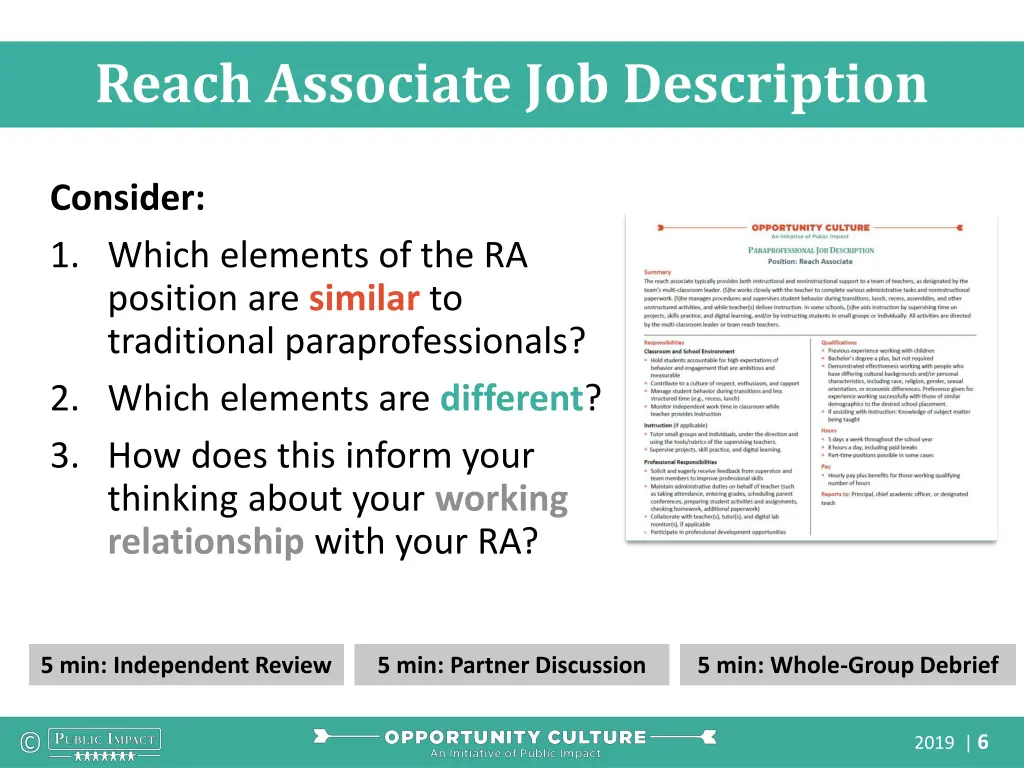 reach associate job description