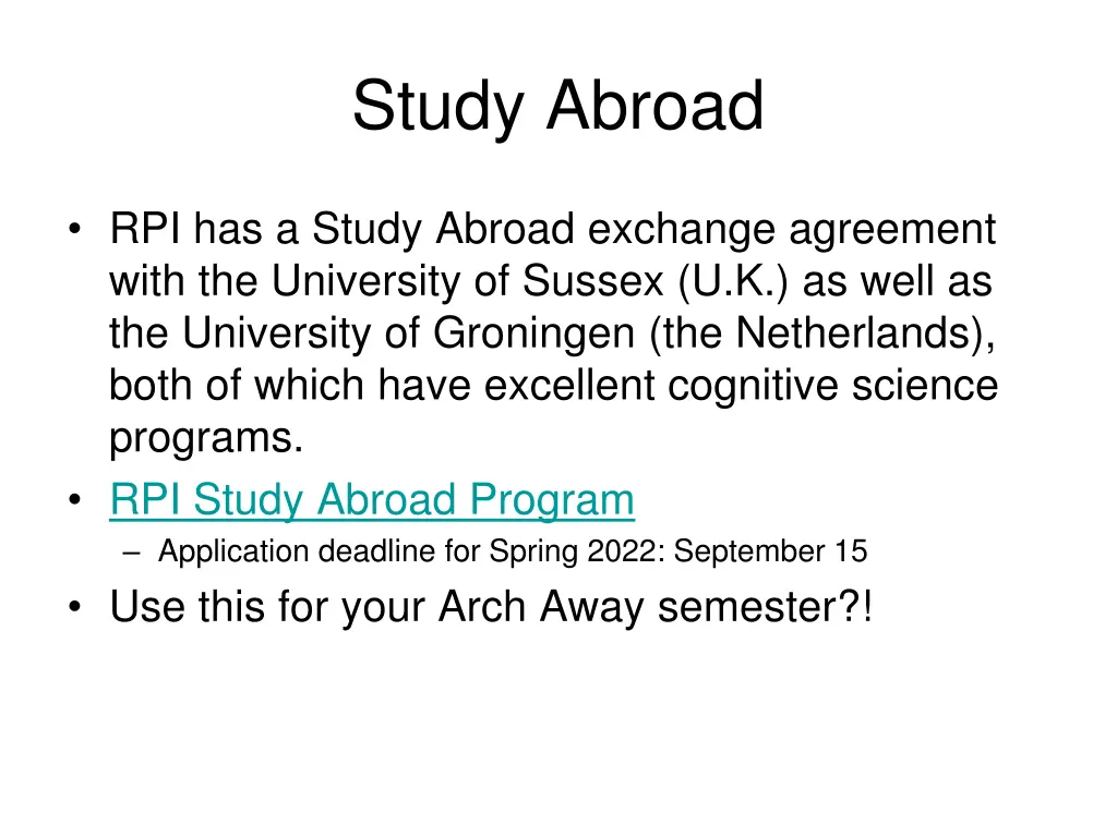 study abroad