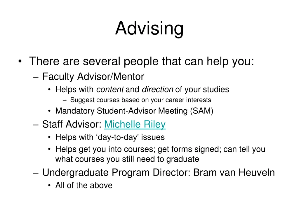 advising 1