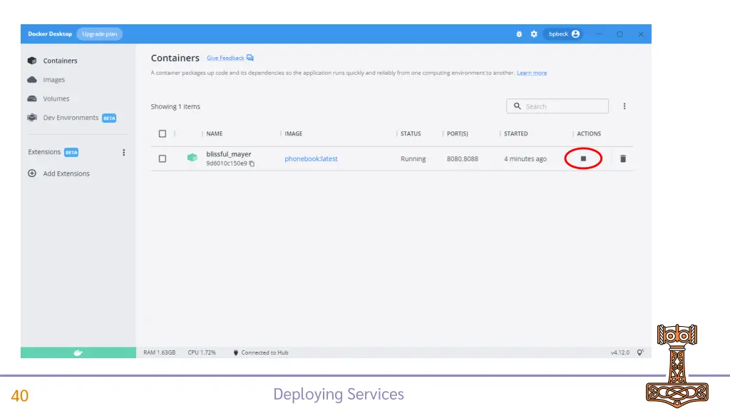 deploying services 7