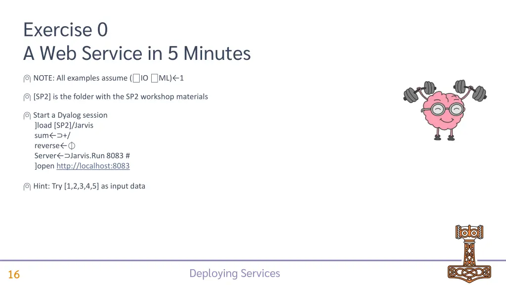 exercise 0 a web service in 5 minutes