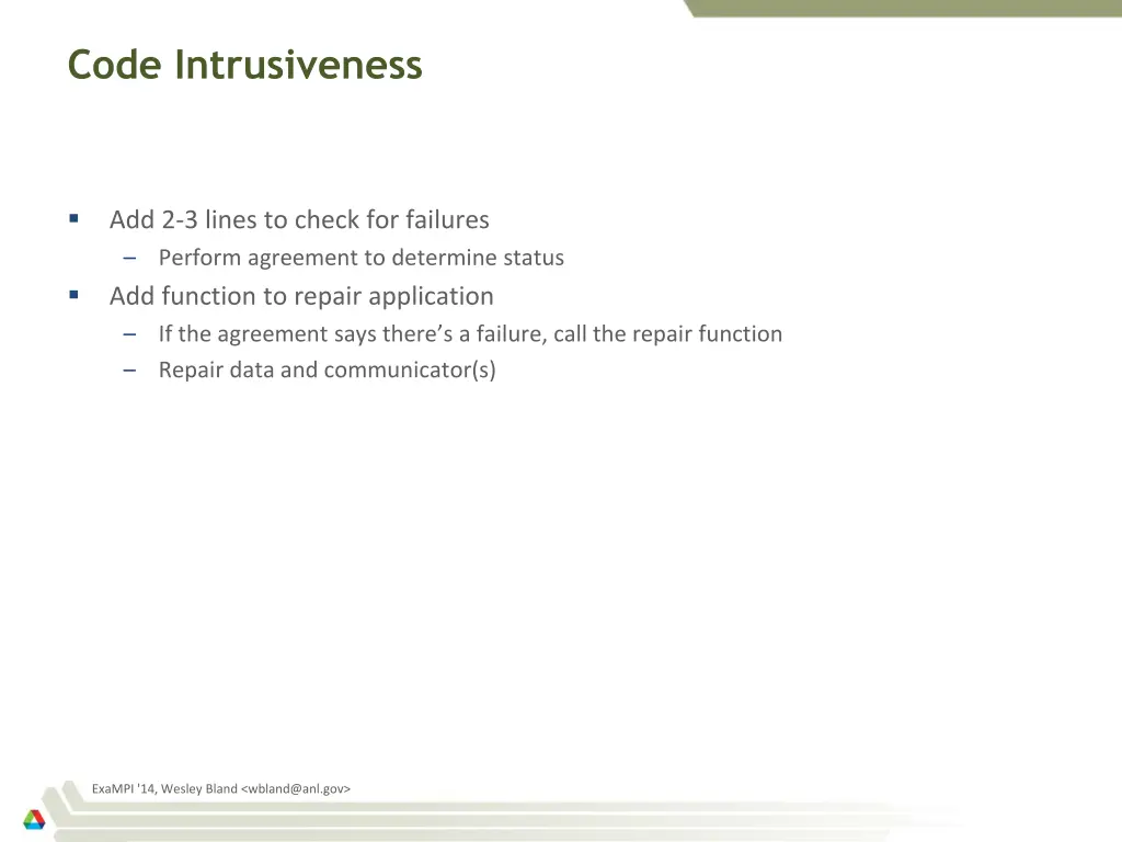 code intrusiveness