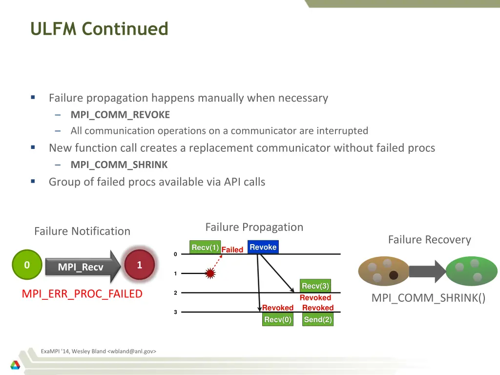 ulfm continued
