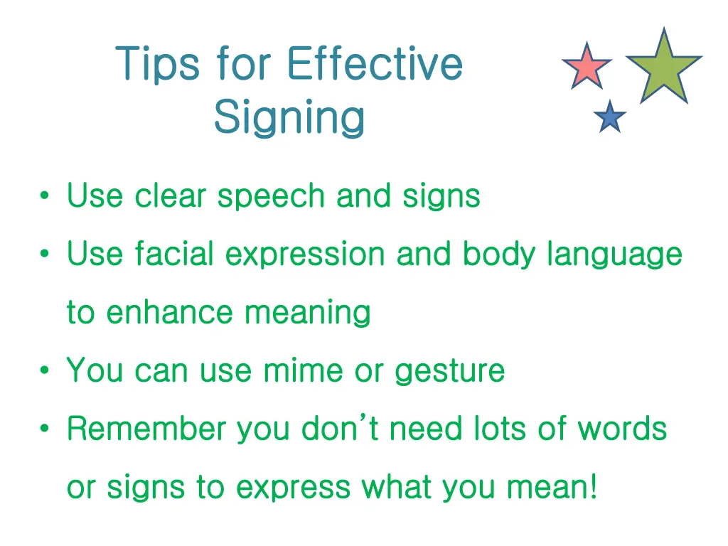 tips for effective tips for effective signing