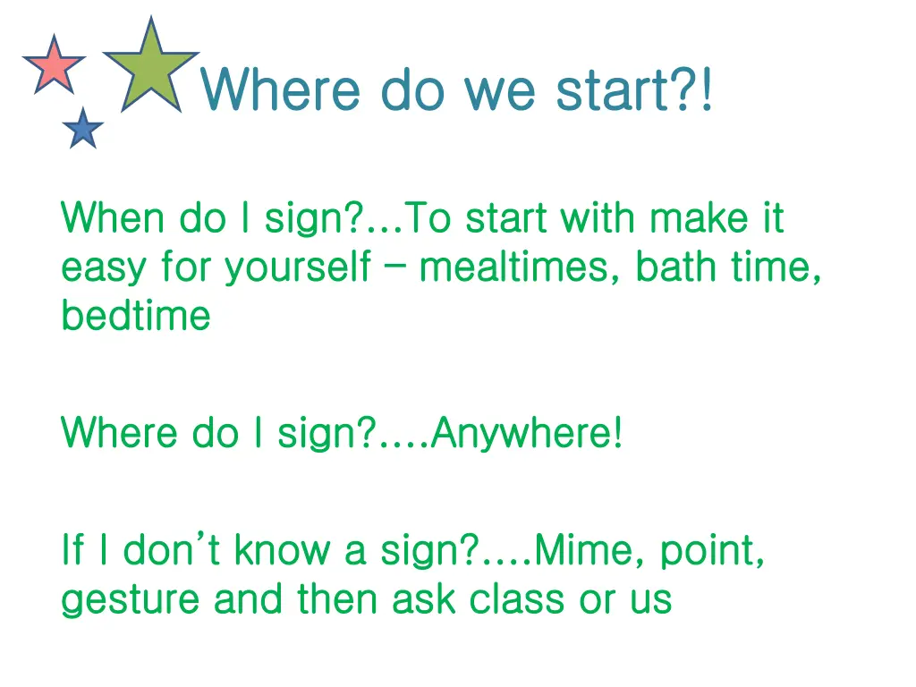 where do we start where do we start 1