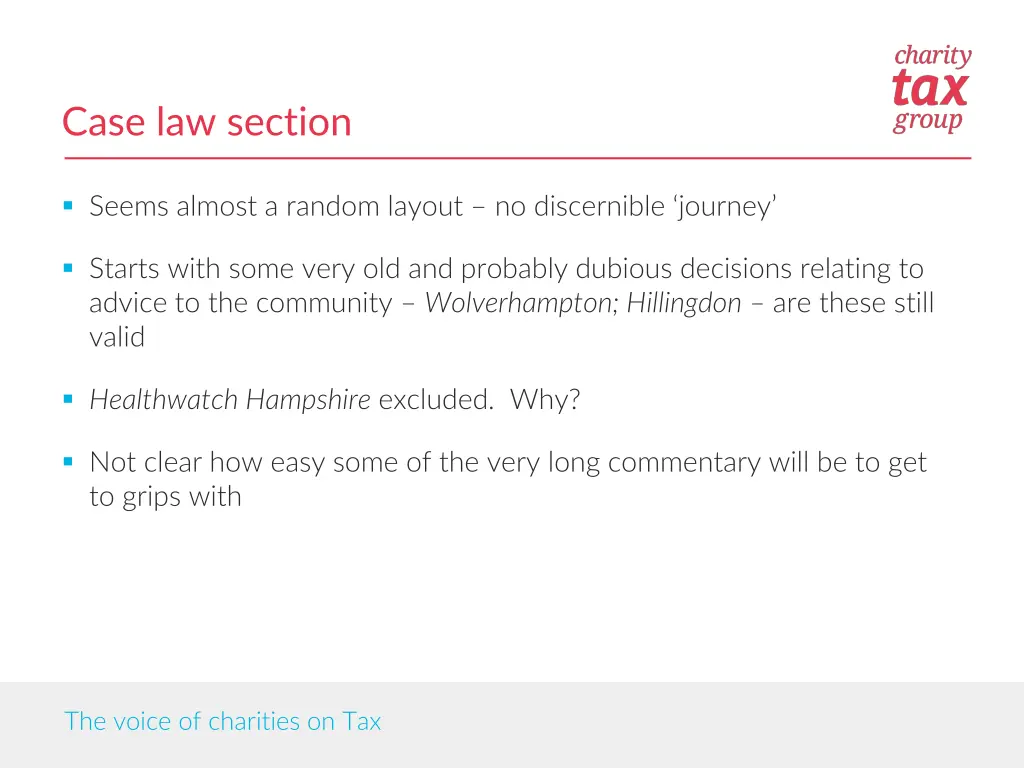 case law section