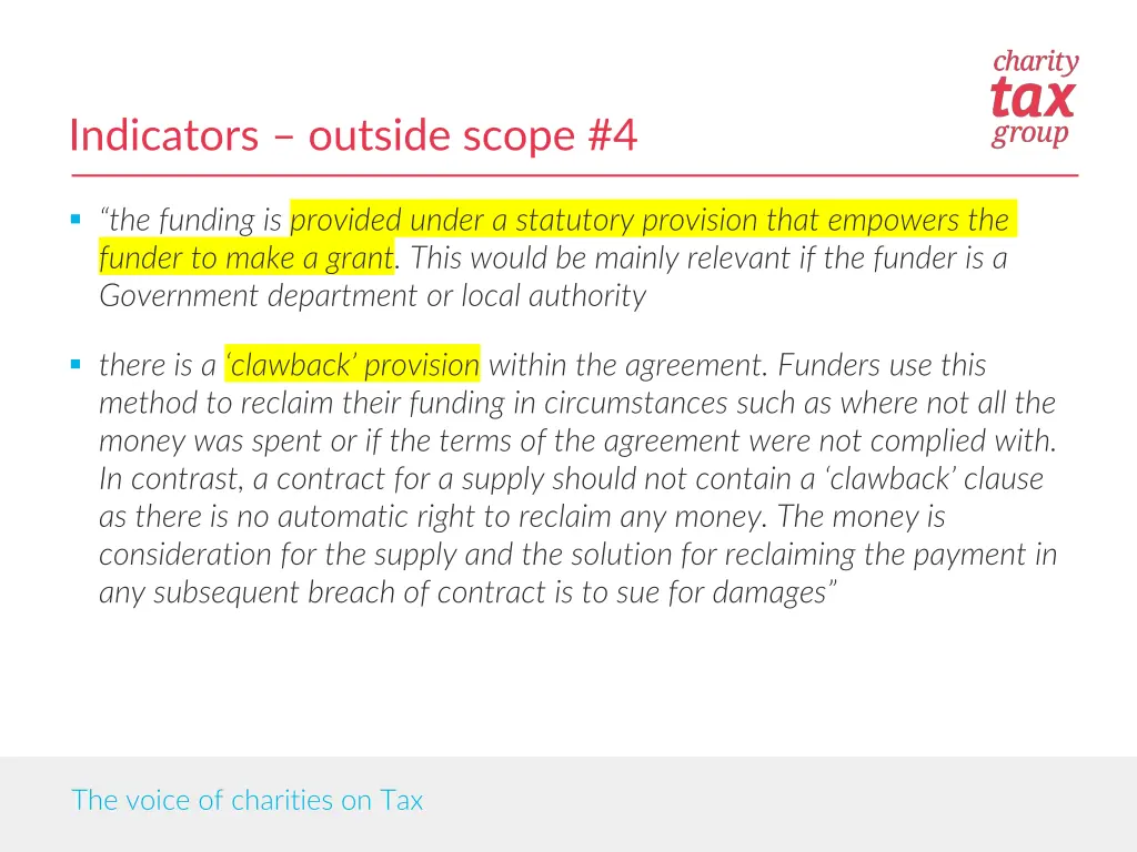 indicators outside scope 4