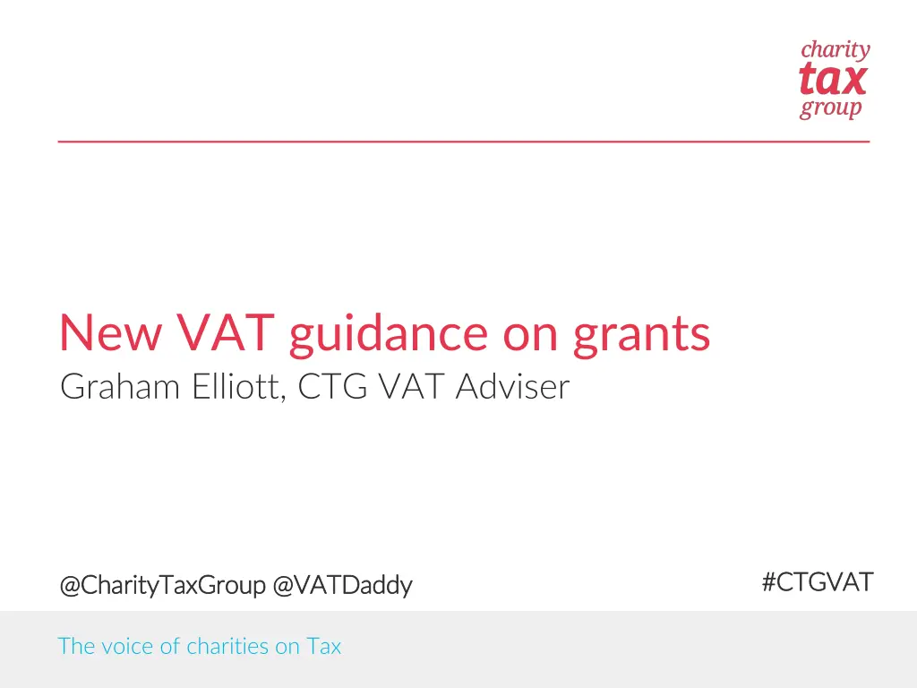 new vat guidance on grants graham elliott