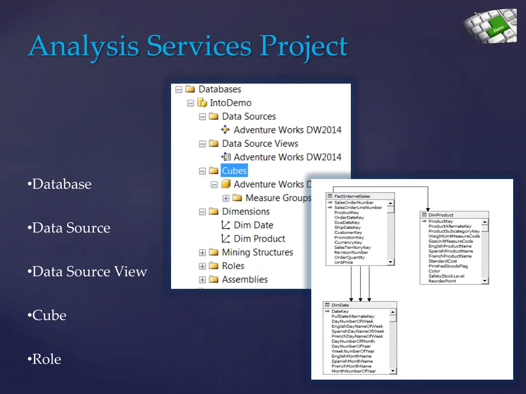 analysis services project