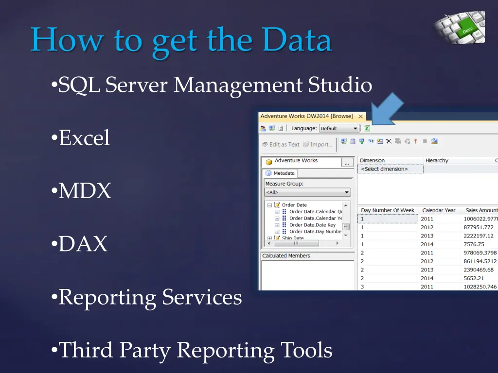 how to get the data