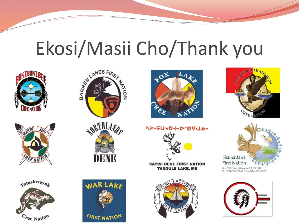 ekosi masii cho thank you