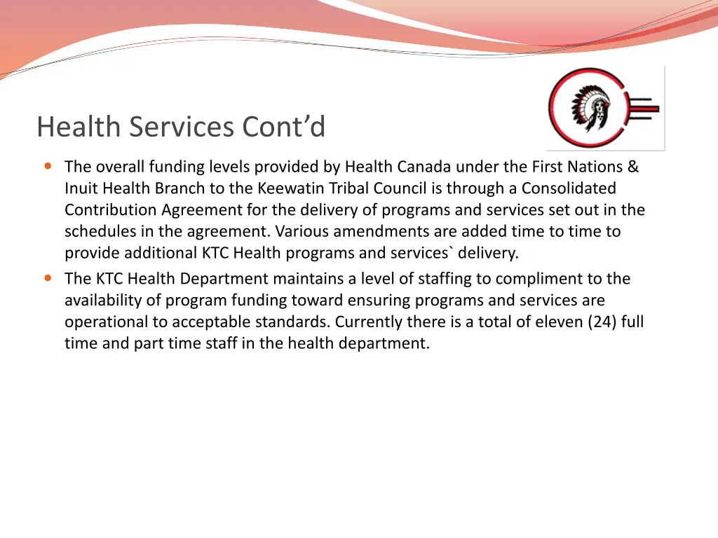 health services cont d