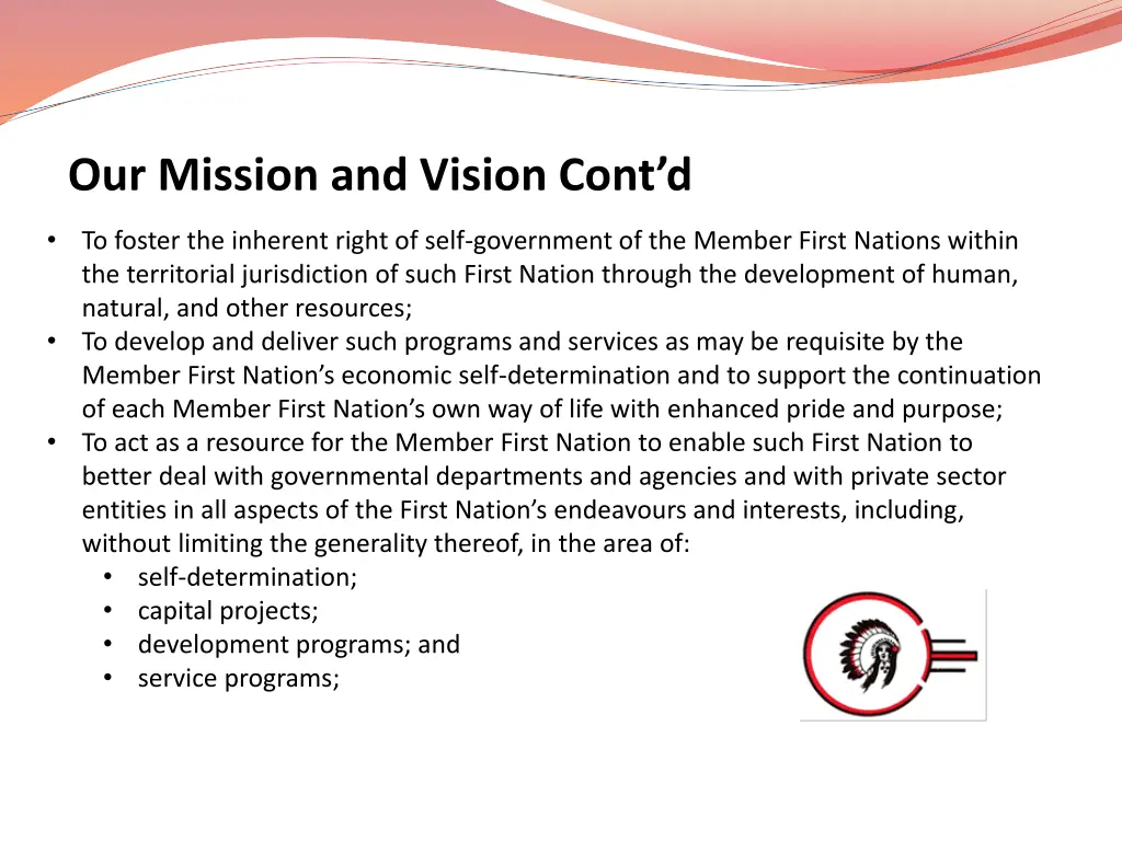 our mission and vision cont d